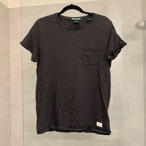 Scotch & Soda grey pocket tee